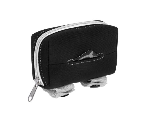 Neoprene leash bag Doog, black, 10x7x4 cm