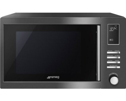 Печь микроволновая Smeg MOE25B тёмная нержавеющая сталь