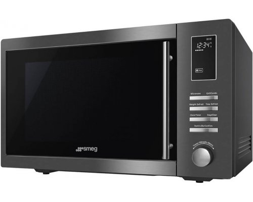 Печь микроволновая Smeg MOE25B тёмная нержавеющая сталь