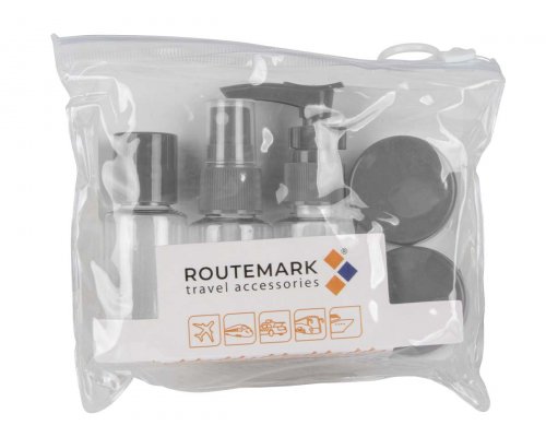 Travel kit Routemark 6 in 1 Liquidpack Grey