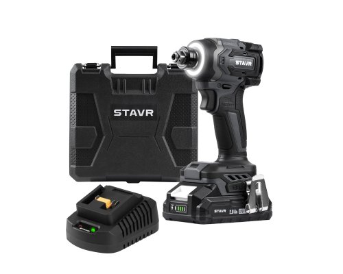 Impact screwdriver Stavr SID 18BL-230V-1K (1x2.0 Ah, battery, case)