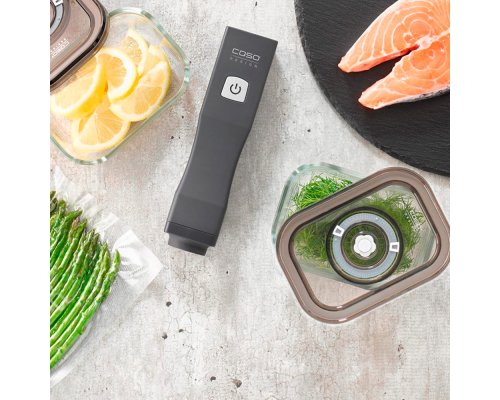 Упаковщик вакуумный бескамерный Caso Vacu OneTouch Eco-Set с контейнерами