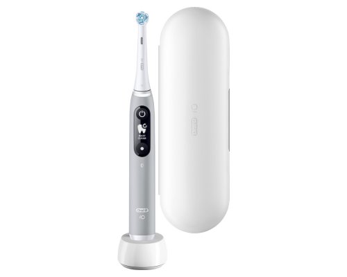 Щетка зубная электрическая Oral-B iO 6 Grey Opal + дополнительные насадки Oral-B 4 шт