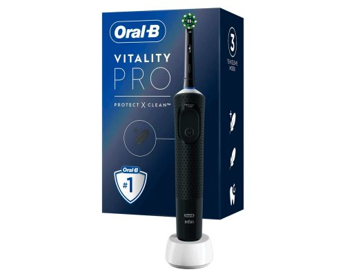Electric toothbrush Oral-B Vitality Pro D103.413.3 Cross Action Protect X Clean Black
