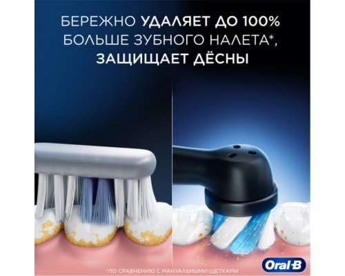 Electric toothbrush Oral-B iO 3 Ice Blue + 4 nozzles Ultimate Clean