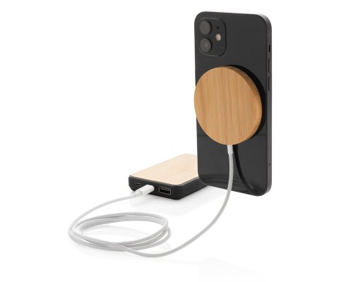 Устройство магнитное для беспроводной зарядки XD Xclusive Bamboo, 10 Вт (P302.639)