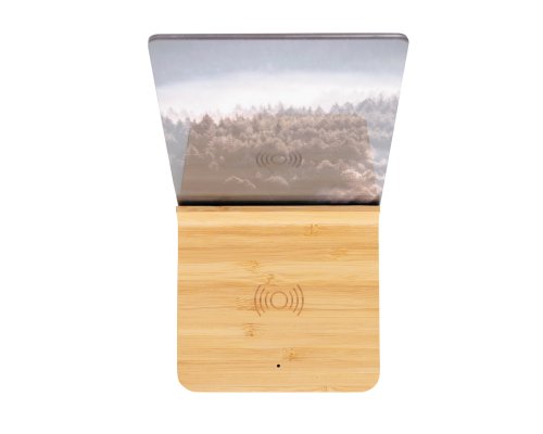 Док-станция для беспроводной зарядки с фоторамкой XD Xclusive Bamboo, 5 Вт (P308.139)