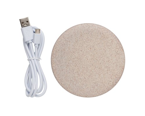 Док-станция для беспроводной зарядки XD Xclusive Wheat Straw, 5 Вт (P308.729)