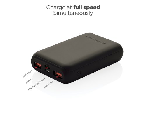 External battery Urban Vitamin Alameda with fast charging PD, 18W, 10000mAh