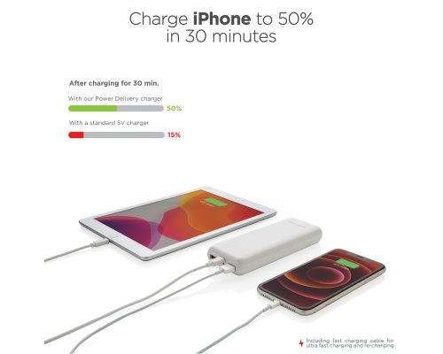 External battery Urban Vitamin Pasadena with fast charging PD, 18W, 20000mAh