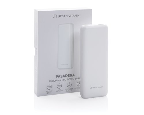 External battery Urban Vitamin Pasadena with fast charging PD, 18W, 20000mAh