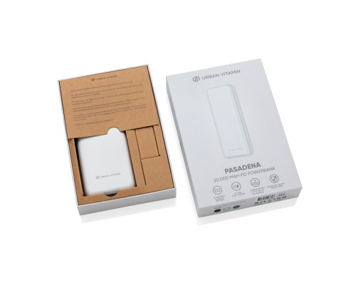 External battery Urban Vitamin Pasadena with fast charging PD, 18W, 20000mAh