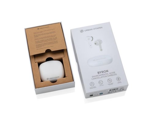 Headphones Urban Vitamin Byron ENC, white (P329.733)