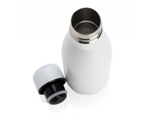 Бутылка вакуумная XD Collection из нержавеющей стали, 260 мл, белый (P436.963)