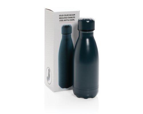 Бутылка вакуумная XD Collection из нержавеющей стали, 260 мл, синий (P436.965)