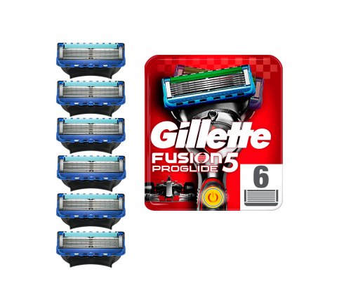 Кассеты сменные для бритвы Gillette Fusion5 ProGlide Power 6 шт.