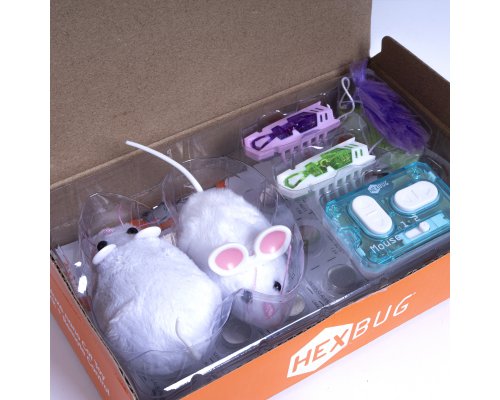 Set of interactive toys for cats Hexbug 4 pcs + batteries