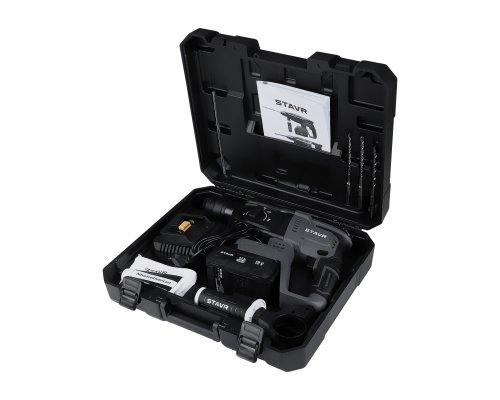 Перфоратор Stavr SBH 18BL-26-1K (1х4.0 Ач, быстрое ЗУ, кейс)