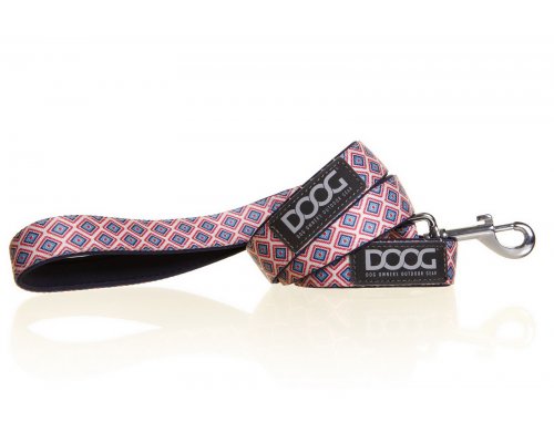 Dog leash Doog Gromit, pink-blue, L, 130x2.5 cm