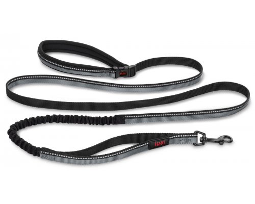 Anti-break dog leash COA Halti Active Lead, black, 210x2.5cm