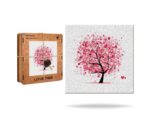 Пазл деревянный Active Puzzles Дерево любви