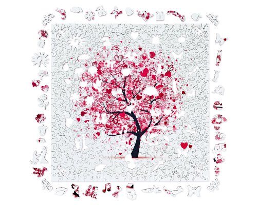 Пазл деревянный Active Puzzles Дерево любви