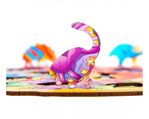 Пазл деревянный Active Puzzles Семья трицератопсов