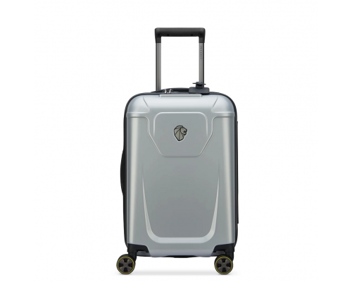 Чемодан Delsey Peugeot Zip 4-х колесный, 35x55x20 см, серый (00100780111)