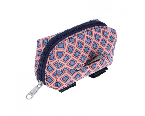 Neoprene leash bag Doog Gromit, pink and blue, 10x7x4 cm