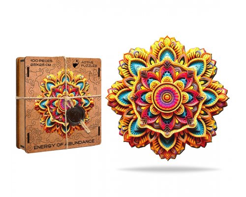 Wooden Puzzle Active Puzzles Energy of Abundance