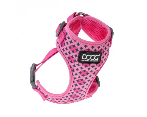 Шлейка для собак Doog Neoflex Toto, розовая с узором, S, 32-44см