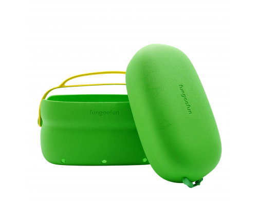 Косметичка двойная Fangoofun, зеленая (F531)